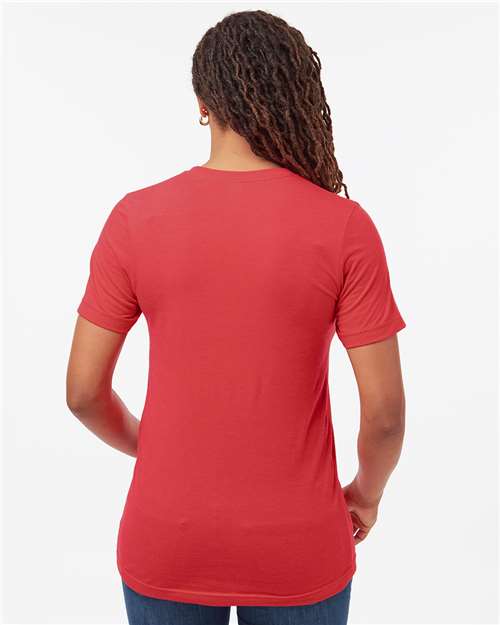 Tultex 602CVC Unisex Combed CVC T-Shirt - Back view