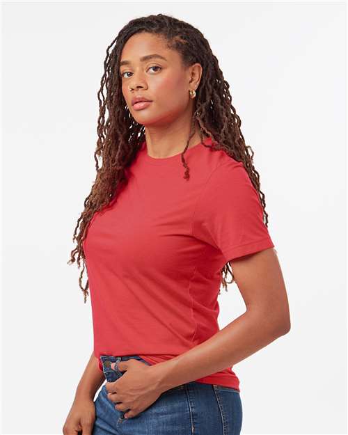Tultex 602CVC Unisex Combed CVC T-Shirt - Side view