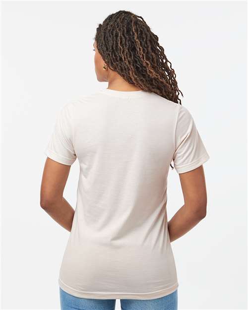 Tultex 602CVC Unisex Combed CVC T-Shirt - Back view