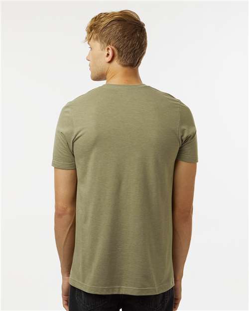 Tultex 602CVC Unisex Combed CVC T-Shirt - Back view