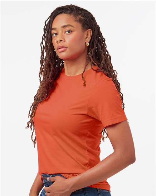 Tultex 602CVC Unisex Combed CVC T-Shirt - Side view