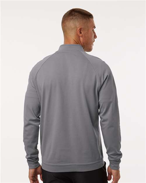 Adidas A598 Men's Club Quarter-Zip Pullover - Back view