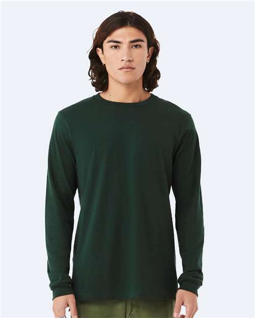 BELLA  CANVAS 3501 Unisex Jersey Long Sleeve Tee - Front view