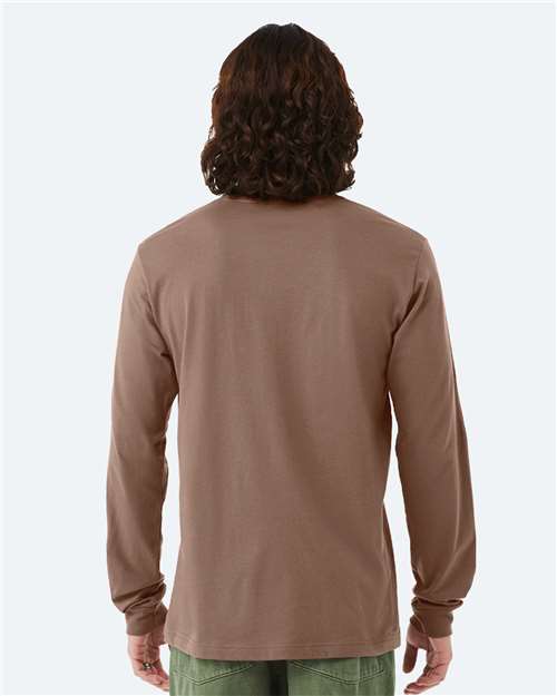 BELLA  CANVAS 3501 Unisex Jersey Long Sleeve Tee - Back view