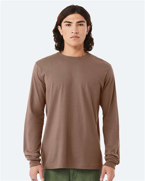 BELLA  CANVAS 3501 Unisex Jersey Long Sleeve Tee - Front view
