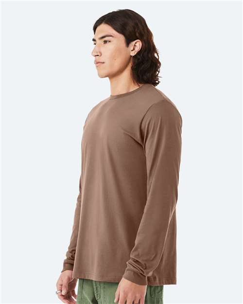 BELLA  CANVAS 3501 Unisex Jersey Long Sleeve Tee - Side view