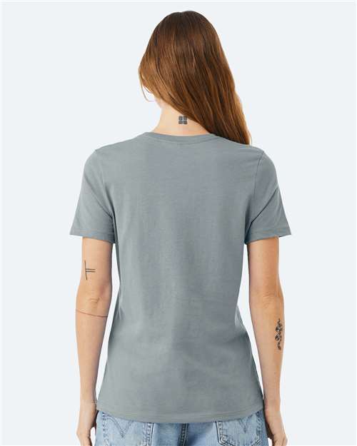 BELLA  CANVAS 6400 Women?s Relaxed Jersey Tee - Back view