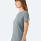 BELLA  CANVAS 6400 Women?s Relaxed Jersey Tee - Side view