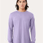 BELLA  CANVAS 3501CVC Heather CVC Long Sleeve Tee - Front view