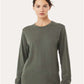 BELLA  CANVAS 3501CVC Heather CVC Long Sleeve Tee - Front view