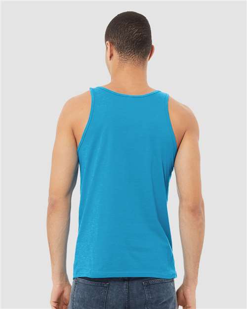 BELLA  CANVAS 3480CVC Unisex Heather CVC Tank - Back view