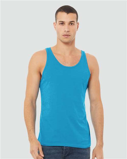 BELLA  CANVAS 3480CVC Unisex Heather CVC Tank - Front view