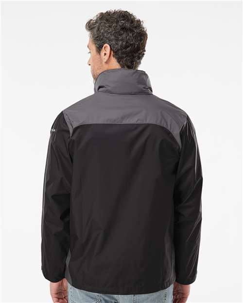 Columbia 212476 Men's Glennaker Lake? II Rain Jacket - Back view