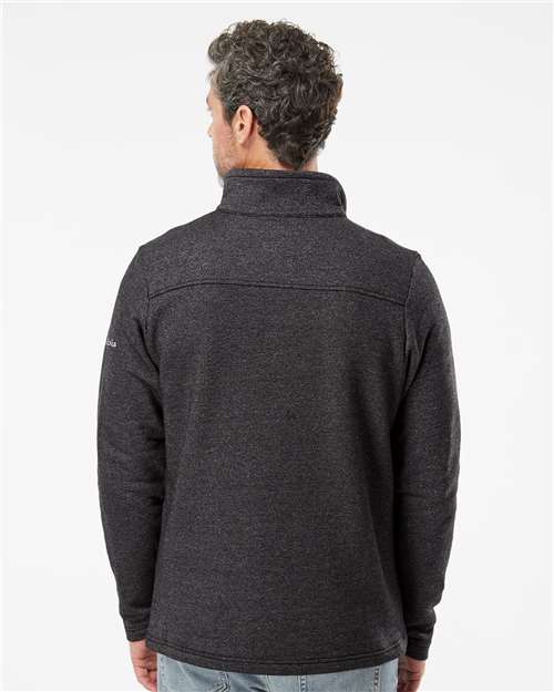 Columbia 212487 Men's Great Hart Mountain? III Half-Zip Pullover - Back view