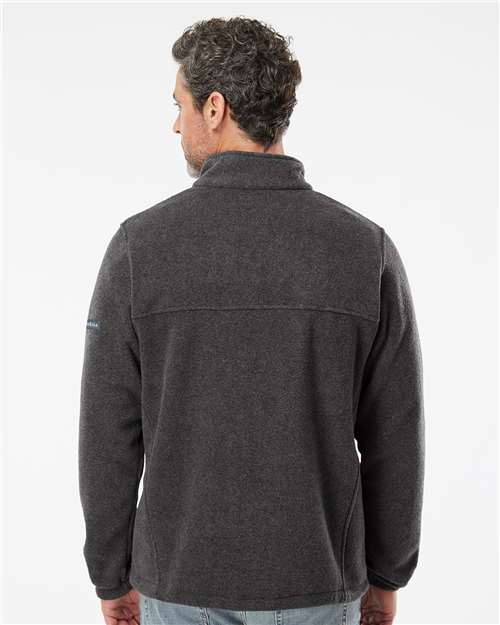 Columbia 212486 Men's Steens Mountain? Fleece Half-Zip Pullover - Back view