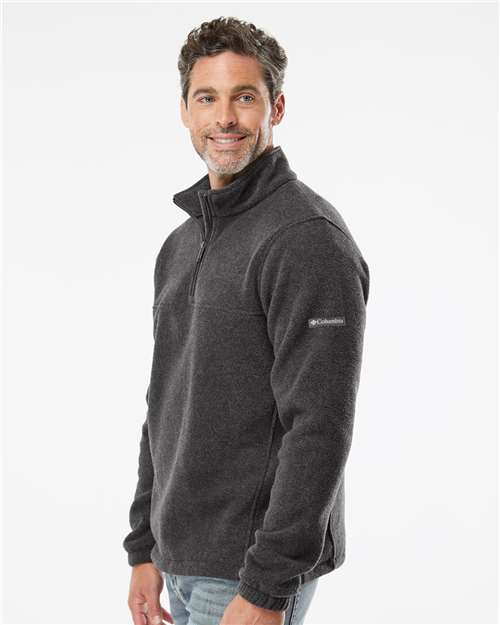 Columbia 212486 Men's Steens Mountain? Fleece Half-Zip Pullover - Side view