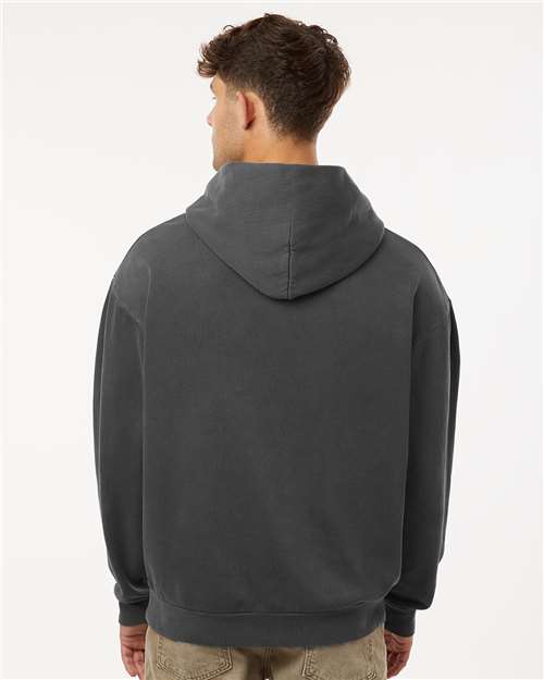 Independent Trading Co. IND280SL Unisex Avenue Midweight Hooded Sweatshirt - Back view