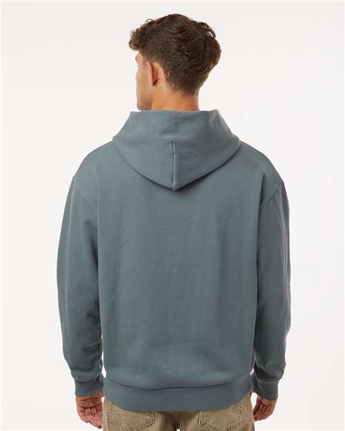 Independent Trading Co. IND280SL Unisex Avenue Midweight Hooded Sweatshirt - Back view