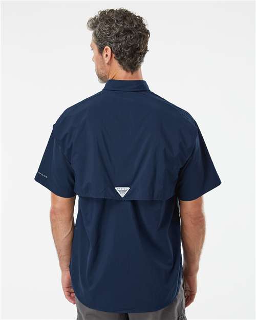 Columbia 212464 Men's PFG Bahama? II Short Sleeve Shirt - Back view