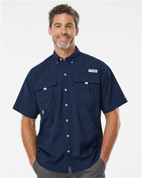Columbia 212464 Men's PFG Bahama? II Short Sleeve Shirt - Front view
