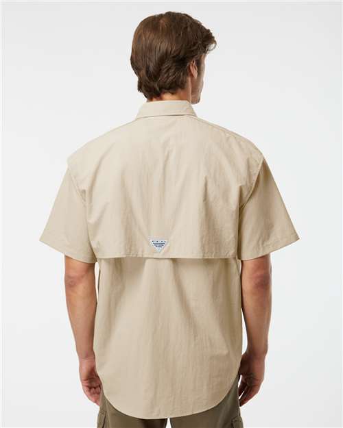 Columbia 212464 Men's PFG Bahama? II Short Sleeve Shirt - Back view