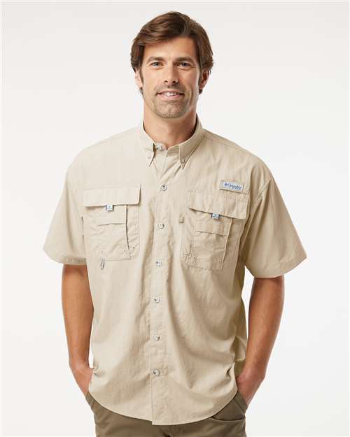 Columbia 212464 Men's PFG Bahama? II Short Sleeve Shirt - Front view
