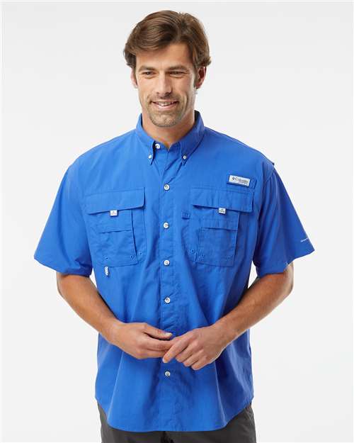 Columbia 212464 Men's PFG Bahama? II Short Sleeve Shirt - Front view