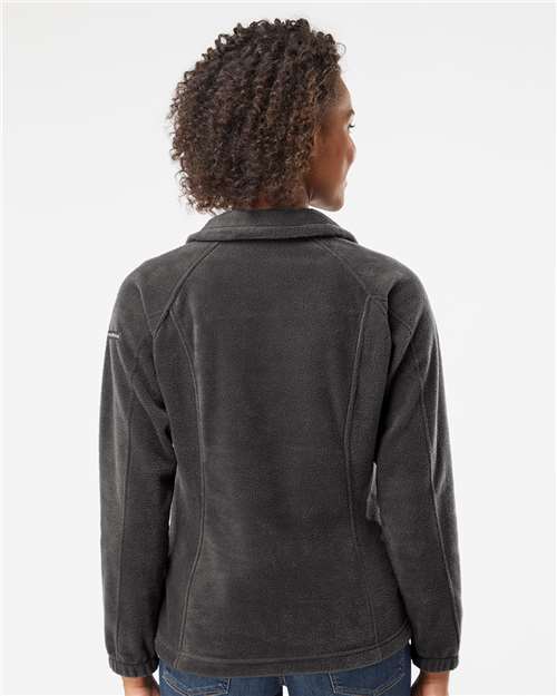 Columbia 212470 Women?s Benton Springs? Fleece Full-Zip Jacket - Back view