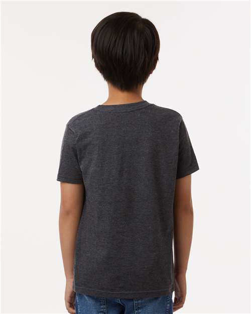 Tultex 235 Youth Fine Jersey T-Shirt - Back view