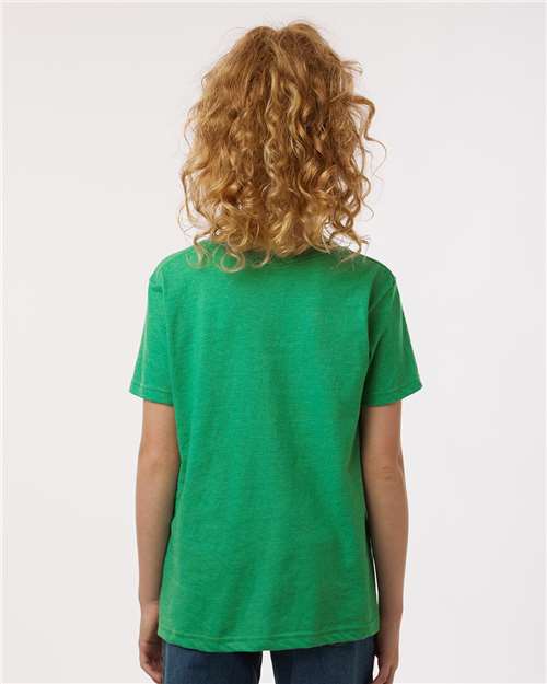 Tultex 235 Youth Fine Jersey T-Shirt - Back view