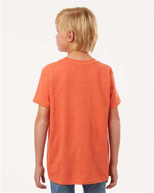 Tultex 235 Youth Fine Jersey T-Shirt - Back view
