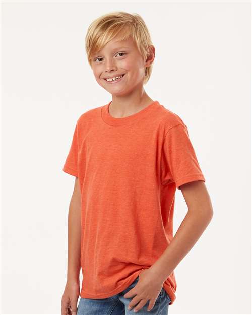 Tultex 235 Youth Fine Jersey T-Shirt - Side view