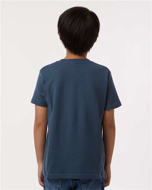 Tultex 235 Youth Fine Jersey T-Shirt - Back view