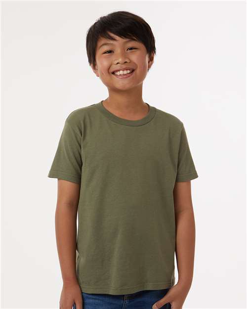 Tultex 235 Youth Fine Jersey T-Shirt - Front view