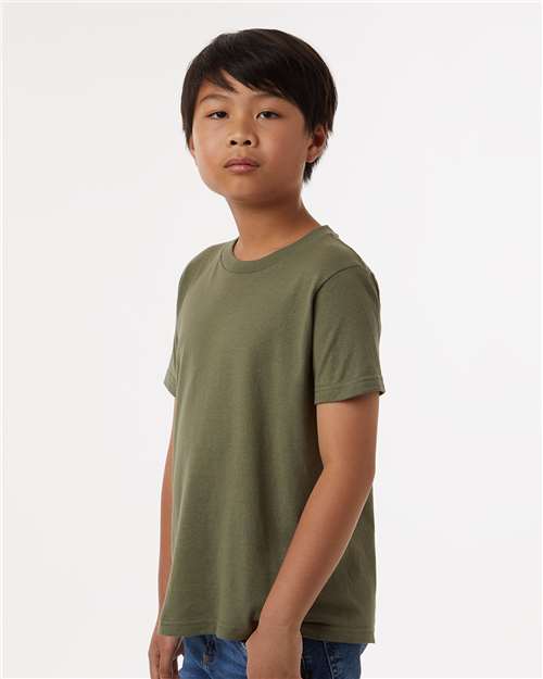 Tultex 235 Youth Fine Jersey T-Shirt - Side view
