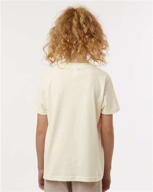 Tultex 235 Youth Fine Jersey T-Shirt - Back view