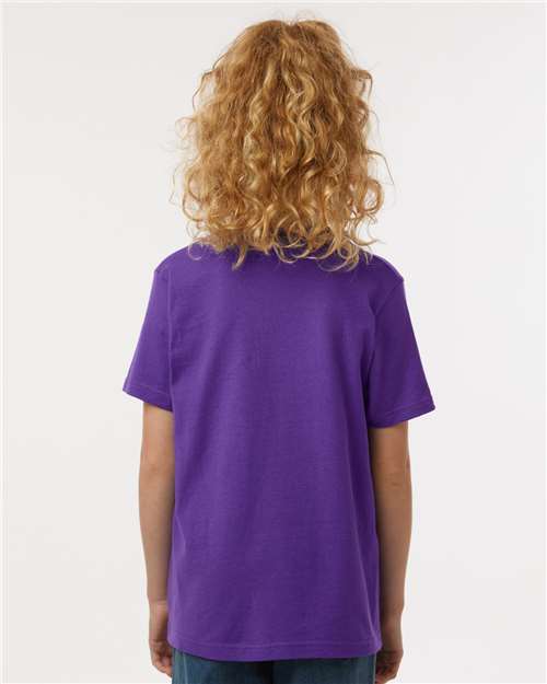 Tultex 235 Youth Fine Jersey T-Shirt - Back view