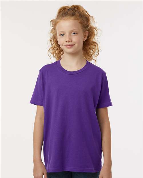 Tultex 235 Youth Fine Jersey T-Shirt - Front view