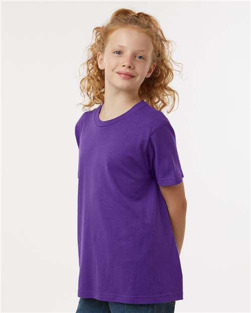 Tultex 235 Youth Fine Jersey T-Shirt - Side view