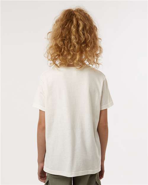 Tultex 235 Youth Fine Jersey T-Shirt - Back view