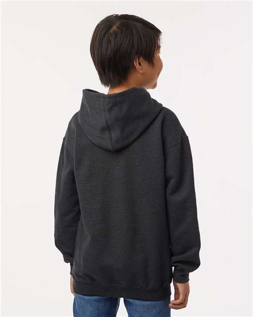 Tultex 320Y Youth Hooded Sweatshirt - Back view