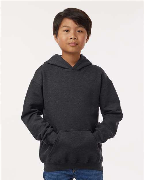 Tultex 320Y Youth Hooded Sweatshirt - Front view