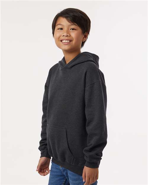 Tultex 320Y Youth Hooded Sweatshirt - Side view
