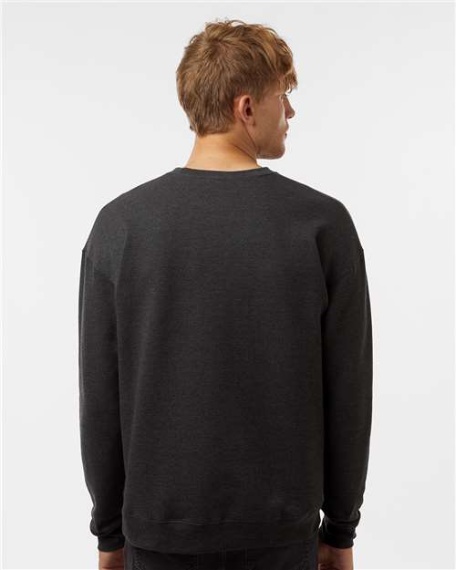 Tultex 340 Unisex Fleece Crewneck Sweatshirt - Back view