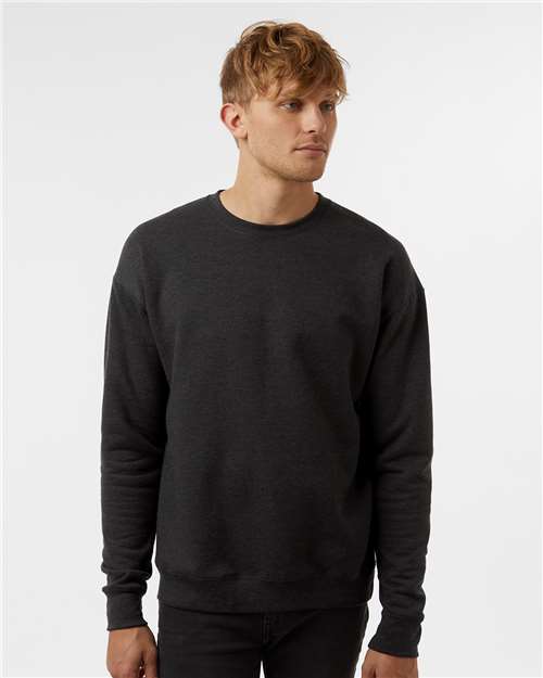 Tultex 340 Unisex Fleece Crewneck Sweatshirt - Front view
