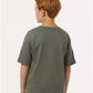M&O 4850 Youth Gold Soft Touch T-Shirt - Back view