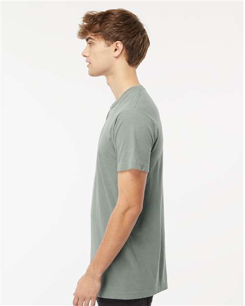 M&O 6500M Unisex Vintage Garment-Dyed T-Shirt - Side view