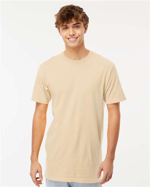 M&O 6500M Unisex Vintage Garment-Dyed T-Shirt - Front view