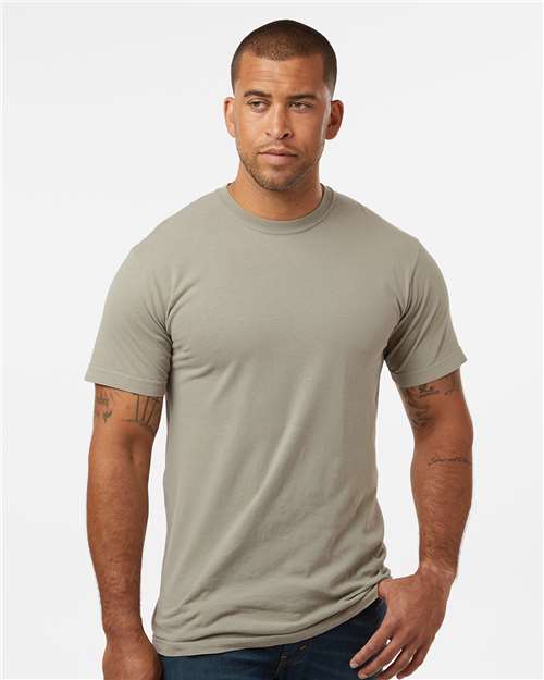 M&O 6500M Unisex Vintage Garment-Dyed T-Shirt - Front view