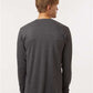 Tultex 202LS Unisex Fine Jersey Long Sleeve T-Shirt - Back view